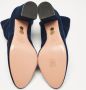 Aquazzura Pre-owned Velvet boots Blue Dames - Thumbnail 4