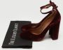 Aquazzura Pre-owned Velvet heels Brown Dames - Thumbnail 9