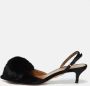 Aquazzura Pre-owned Velvet sandals Black Dames - Thumbnail 2