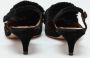 Aquazzura Pre-owned Velvet sandals Black Dames - Thumbnail 5