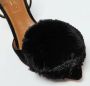 Aquazzura Pre-owned Velvet sandals Black Dames - Thumbnail 7