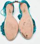 Aquazzura Pre-owned Velvet sandals Green Dames - Thumbnail 6