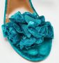 Aquazzura Pre-owned Velvet sandals Green Dames - Thumbnail 7