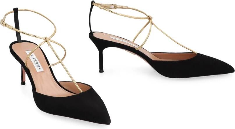 Aquazzura Puntige Neus Slingback Pumps Black Dames