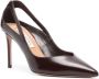 Aquazzura Rode Wijn Leren Stiletto Pumps Purple Dames - Thumbnail 2