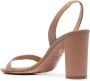 Aquazzura Roze Elegant Hoge Hak Bloksandaal Pink Dames - Thumbnail 3