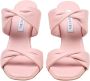 Aquazzura Roze Leren Sandaal Trompet Hak Pink Dames - Thumbnail 3