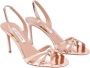 Aquazzura Roze Stiletto Hak Ronde Neus Schoenen Pink Dames - Thumbnail 2