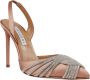 Aquazzura Satin Slingback Sandalen Brown Dames - Thumbnail 2