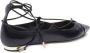 Aquazzura Stijlvolle Platte Sandalen voor Vrouwen Black Dames - Thumbnail 4