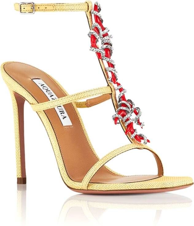 Aquazzura Stijlvolle Zomer Sandalen Beige Dames