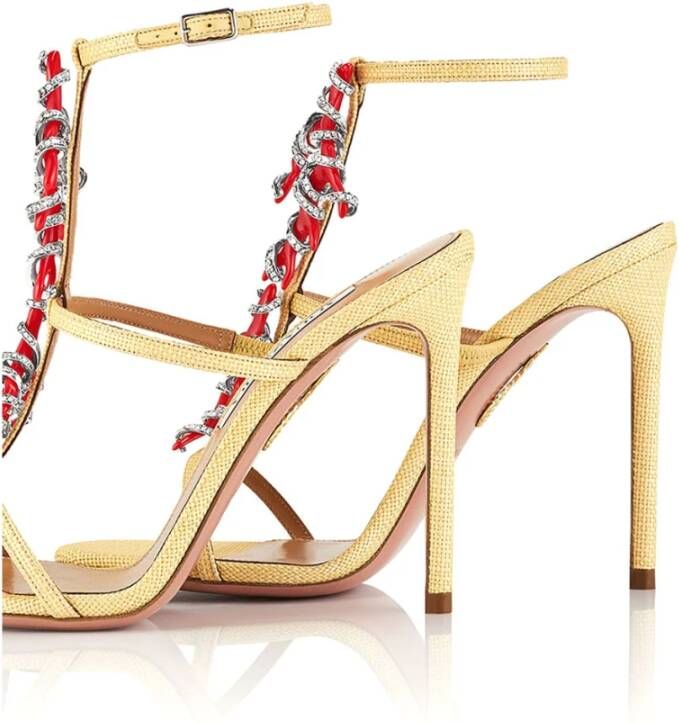 Aquazzura Stijlvolle Zomer Sandalen Beige Dames