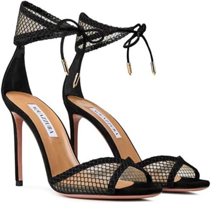 Aquazzura Stijlvolle Zomer Sandalen Black Dames