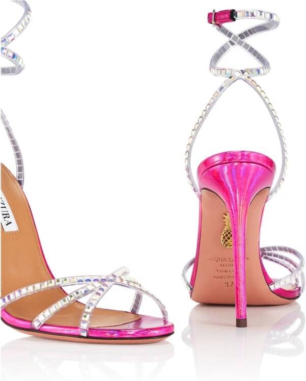 Aquazzura Stijlvolle Zomer Sandalen Pink Dames