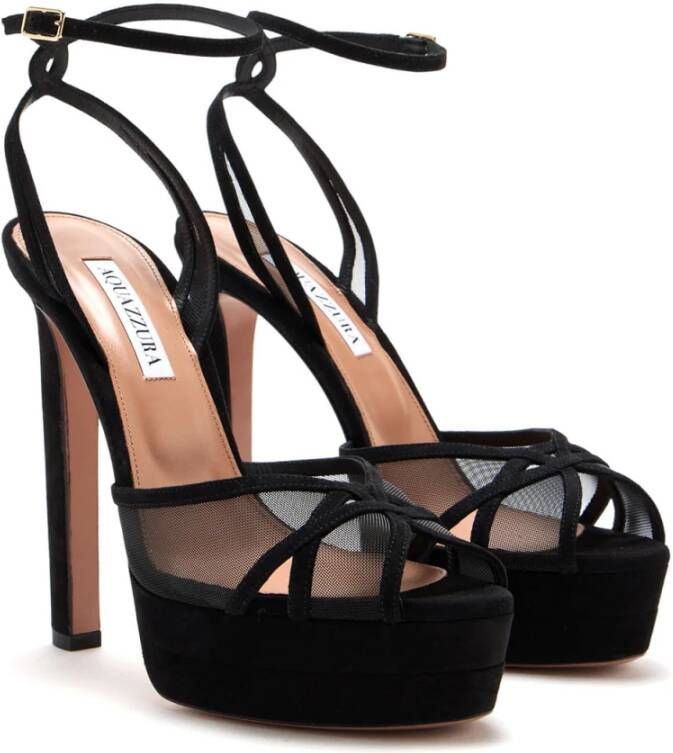 Aquazzura Stijlvolle Zomer Sandalen voor Vrouwen Black Dames