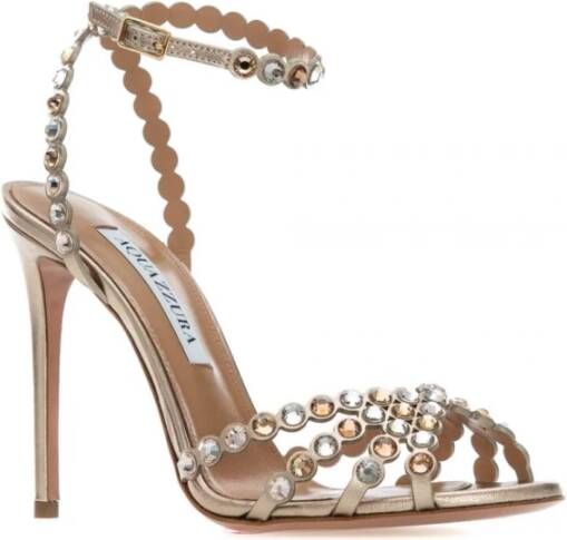 Aquazzura Stijlvolle Zomer Sandalen voor Vrouwen Gray Dames