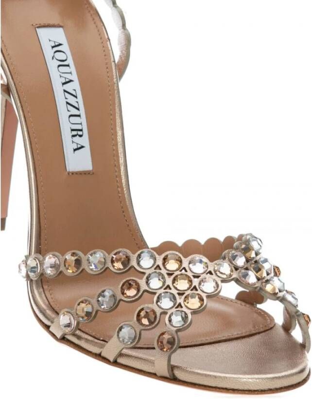 Aquazzura Stijlvolle Zomer Sandalen voor Vrouwen Gray Dames