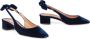 Aquazzura Strik Slingback met Decoratieve Bloem Blue Dames - Thumbnail 2