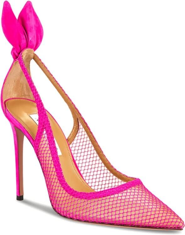 Aquazzura Suede High Heel Pumps Pink Dames