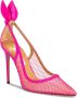 Aquazzura Suede High Heel Pumps Pink Dames - Thumbnail 2