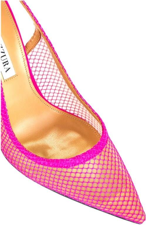 Aquazzura Suede High Heel Pumps Pink Dames