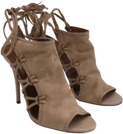 Aquazzura Suede sandals Beige Dames