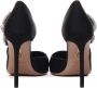 Aquazzura Velvet Pumps met Contrasterende Strik Black Dames - Thumbnail 3