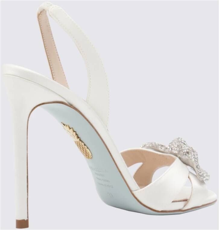 Aquazzura Witte Boog Stiletto Pumps White Dames