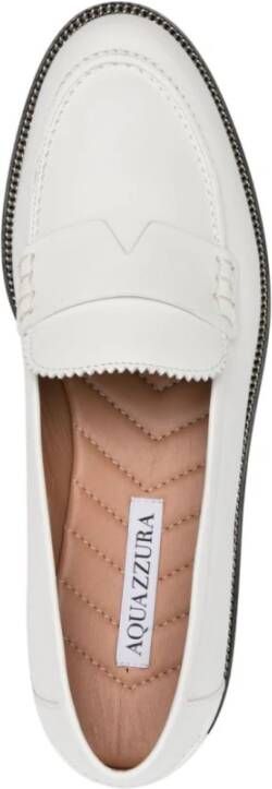 Aquazzura Witte platte schoenen White Dames