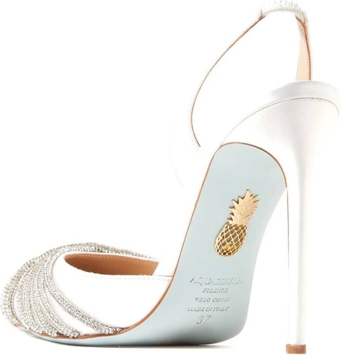 Aquazzura Witte Slingback Pumps White Dames