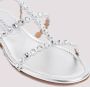 Aquazzura Zilver Tequila Platte Sandaal Gray Dames - Thumbnail 4