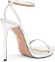 Aquazzura Zilveren Olie Platform Hoge Hak Sandalen Gray Dames - Thumbnail 4