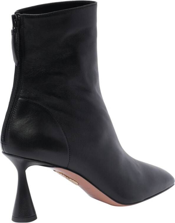 Aquazzura Zwarte Amore Bootie Haklaarzen Black Dames