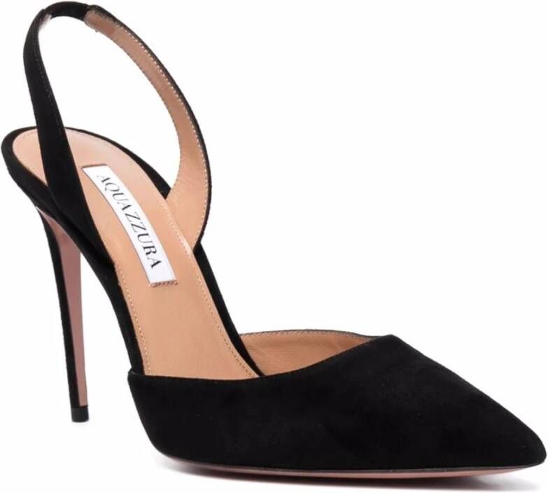 Aquazzura Zwarte Elegante Hoge Hak Pumps Black Dames