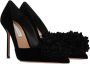 Aquazzura Zwarte Fluwelen Hakken Black Dames - Thumbnail 2