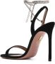 Aquazzura Zwarte Fonkelende Suède Sandalen Black Dames - Thumbnail 3