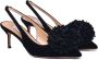 Aquazzura Zwarte Hak Pompon Instap Schoenen Black Dames - Thumbnail 2