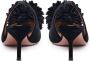 Aquazzura Zwarte Hak Pompon Instap Schoenen Black Dames - Thumbnail 3