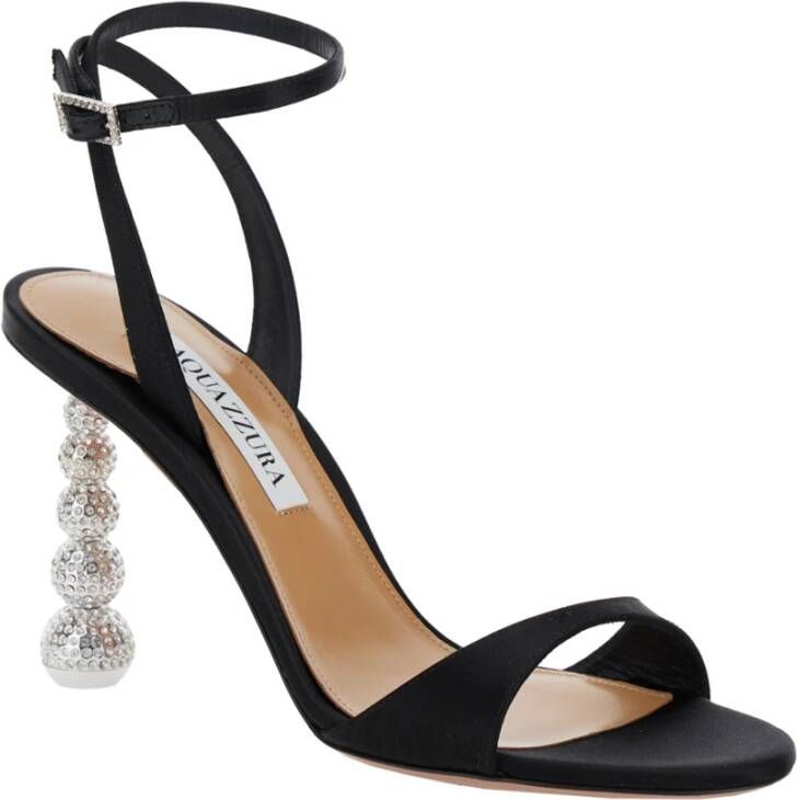 Aquazzura Zwarte hoge baby sandaal Black Dames