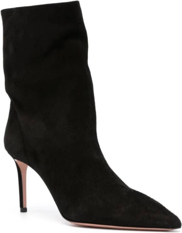 Aquazzura Zwarte laarzen met stijl Zwart Dames