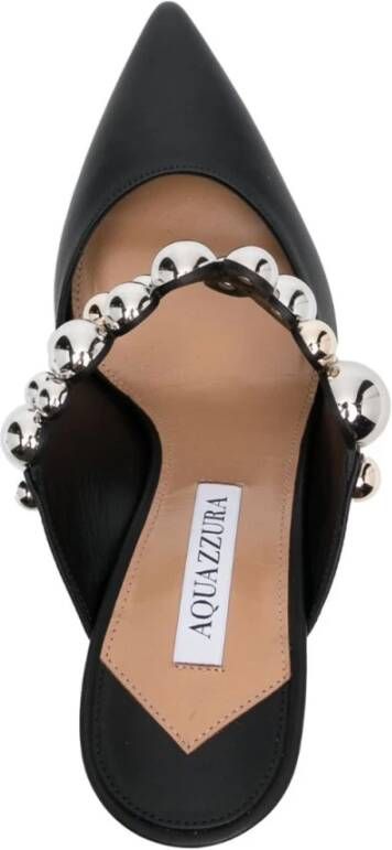 Aquazzura Zwarte platte schoenen Black Dames