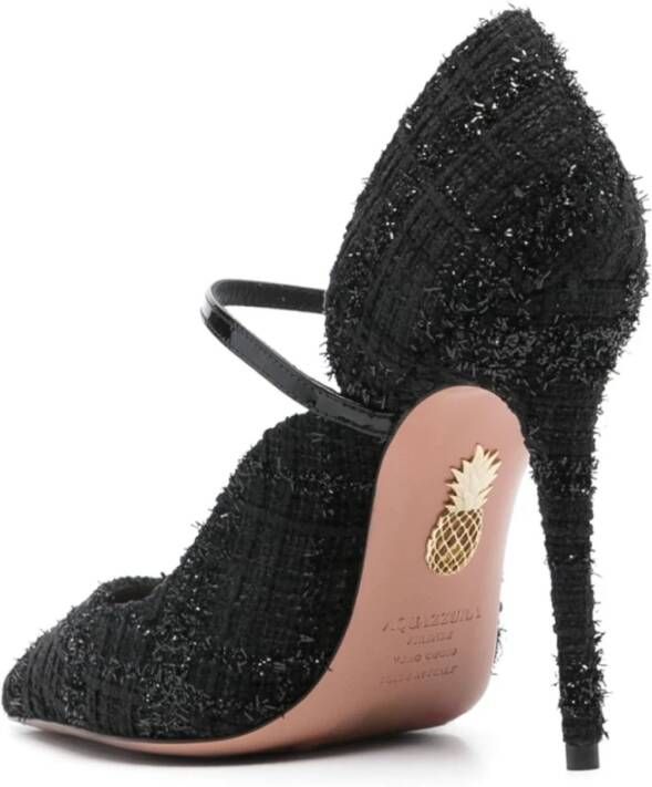 Aquazzura Zwarte platte schoenen Black Dames