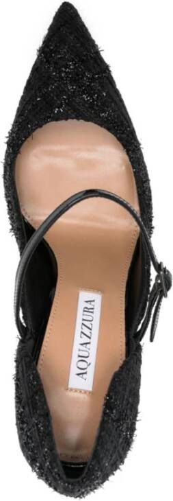 Aquazzura Zwarte platte schoenen Black Dames