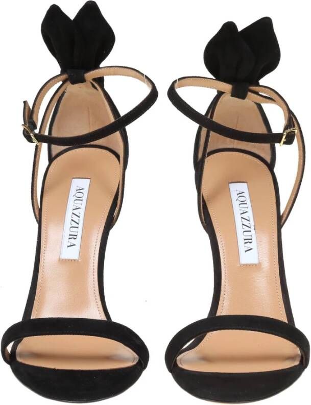 Aquazzura Zwarte Strik Pumps voor Vrouwen Black Dames