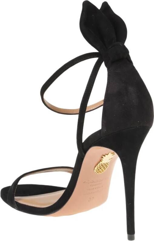 Aquazzura Zwarte Strik Pumps voor Vrouwen Black Dames