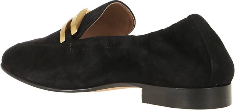 Aquazzura Zwarte Zachte Mocassin Schoenen Black Dames