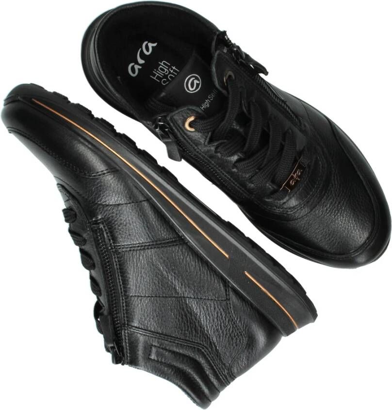 Ara Comfortabele Veterschoen Zwart 2.0 Black Dames