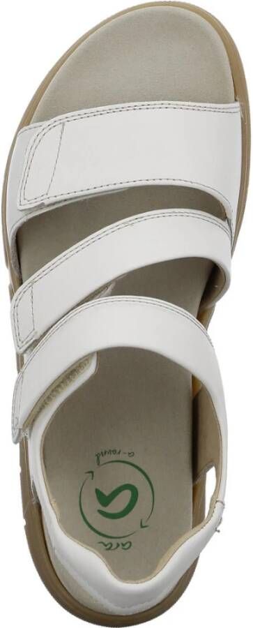 Ara Flat Sandals White Dames