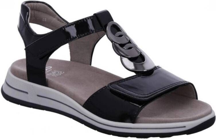 Ara Flat Sandals Zwart Dames