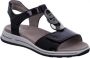 Ara Flat Sandals Zwart Dames - Thumbnail 2